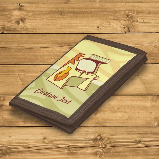 Arcade machine tri-fold wallet (Creator Uploaded)