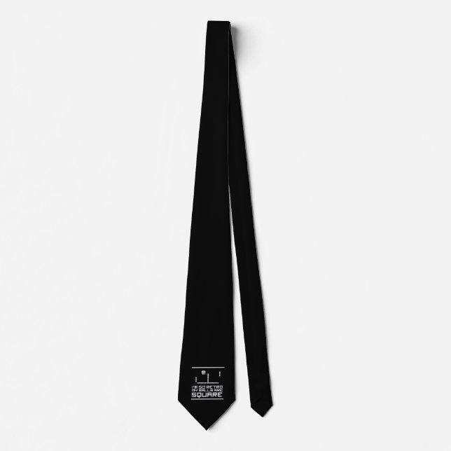 Arcade old school video game square gamer neck tie (Front)