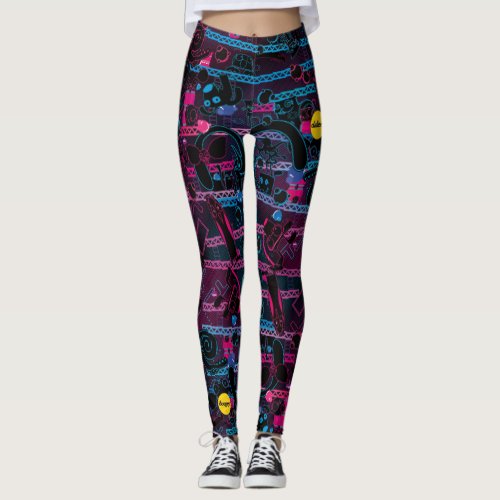 Arcade Patterned Womens Leggings