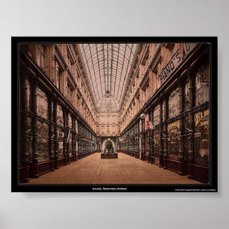 Arcade, Rotterdam, Holland Poster