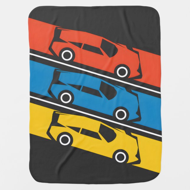 Arcade Rush Baby Blanket (Front)