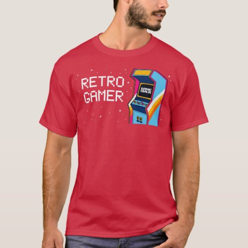 Arcade Video Game Machine Funny Retro Gaming Gift T_Shirt