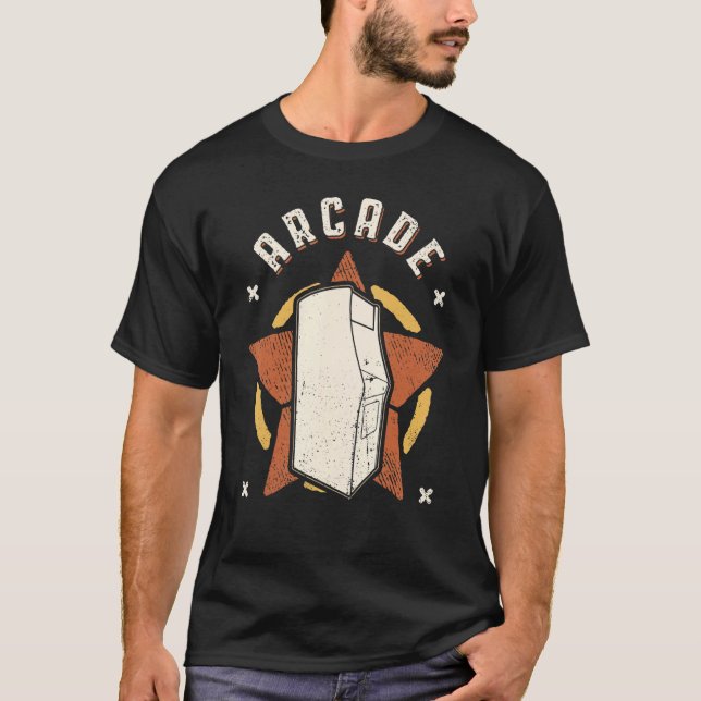 Arcade Vintage Retro Classic T-Shirt (Front)