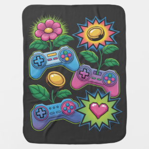 Arcade Wild Bloom Baby Blanket
