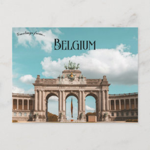 Arcades du Cinquantenaire in Belgium Postcard