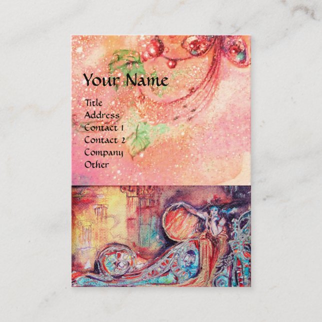 ARCADIA  / MAGIC  BUTTERFLY PLANT BUSINESS CARD (Front)