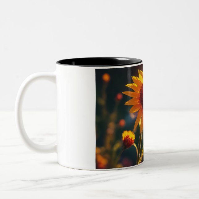Arcane Artistry: The Enchanting Mage Two-Tone Coffee Mug (Left)