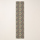 Arcane Atelier – Gothic Victorian Elongated  Scarf<br><div class="desc">An opulent gathering of florals,  feathers,  and snarling myth—this design whispers secrets from a forgotten sermon,  half-bloomed and half-devoured. Gilded grotesques peer from petals,  while birds perch like witnesses to something sacred and strange.

Let them dine with beauty that doesn't beg to last—only to be remembered.</div>