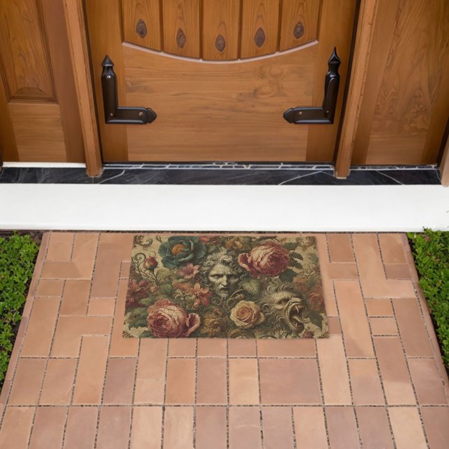 Arcane Atelier – Gothic Victorian  Fiber Doormat (Insitu (Outdoor))