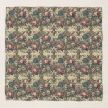 Arcane Atelier – Gothic Victorian Square Scarf<br><div class="desc">A baroque tapestry of beauty and dread, Arcane Atelier’s signature pattern entwines snarling grotesques, decaying blooms, and gilded scrollwork in a haunting garden of opulence. Roses bloom like whispered secrets, while phantom faces emerge from the flora—watchful, solemn, and sublime. This is gothic elegance reimagined: a mythic fabric of faded grandeur...</div>