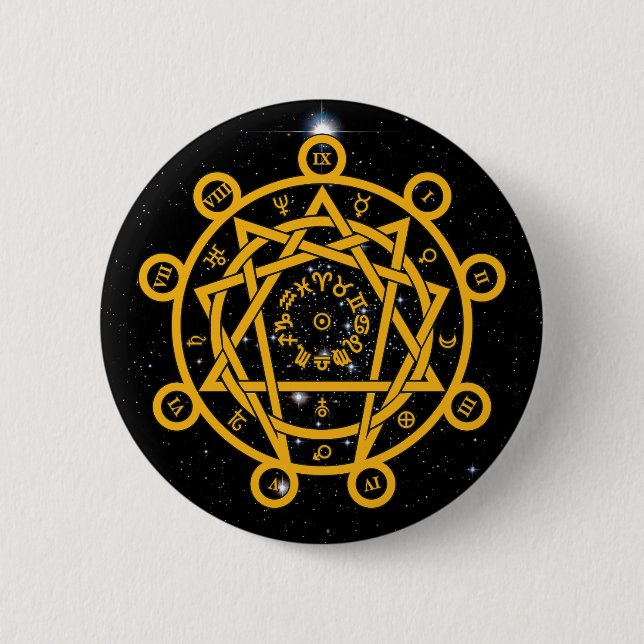 Arcane Enneagram Button (Front)