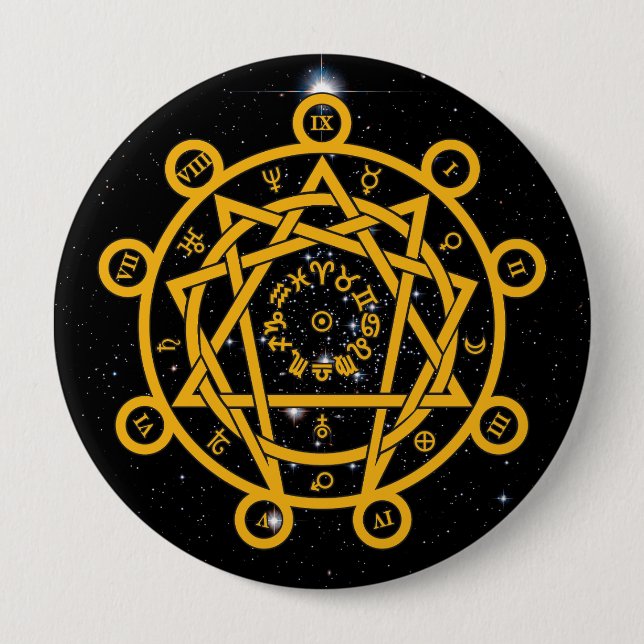 Arcane Enneagram Button (Front)