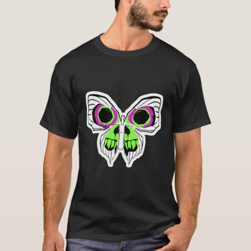 Arcane Jinx Monkey Butterfly Tattoo T_Shirt