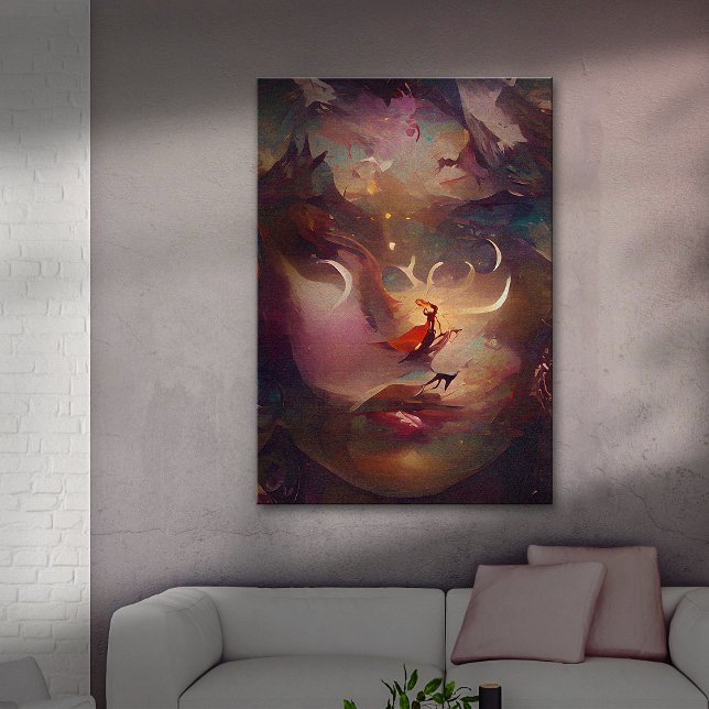 Arcane Magic Canvas Print (Creator Uploaded)