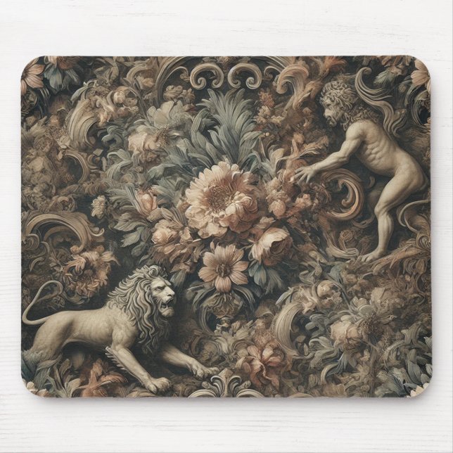 Arcane Majesty – Gothic Baroque Design Mouse Pad (Front)