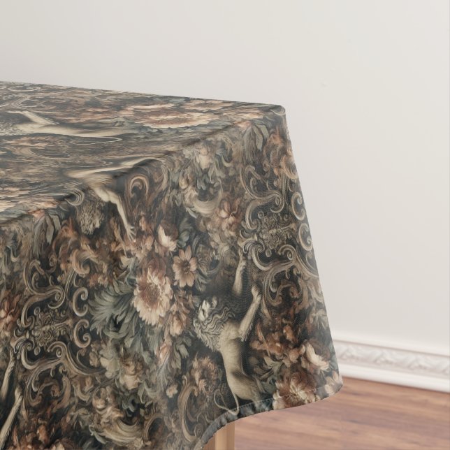 Arcane Majesty – Gothic Medium Pattern Tablecloth (In Situ)