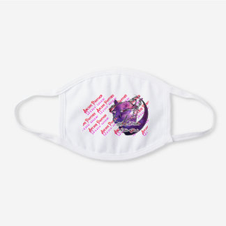 Arcane Panther repeat fashion face mask