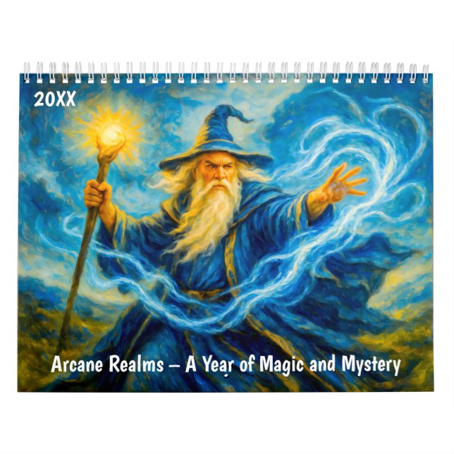 Arcane Realms – A Year of Magic and Mystery Calendar (Cover)