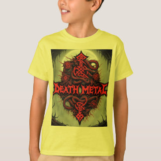 Arcane Runes Death Metal Logo T-Shirt Design