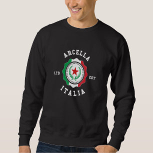 Arcella Italy Flag Badge Vintage Sweatshirt