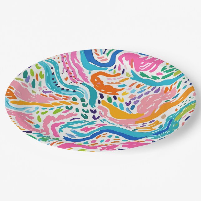  'Arceus Fiesta' Paper Plates (Angled)