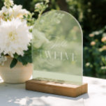 Arch Acrylic Green Wedding Table Twelve Number Invitations<br><div class="desc">Designed for garden weddings, refined receptions, and timeless outdoor celebrations. Coordinates with the “Iris” Wedding Invitation Collection — click the collection link on this page to find matching items like menus, invitations, signage, and more. Please note: this template is not editable. To find other table numbers in this series, visit...</div>