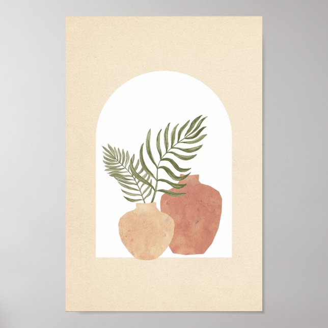 Arch and plants poster (Front)