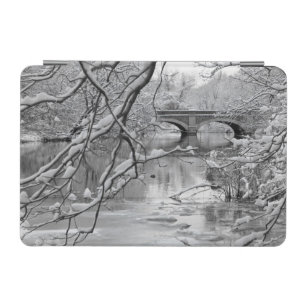 Arch Bridge over Frozen River in Winter iPad Mini Cover