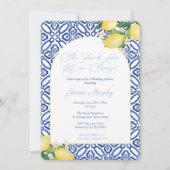 Arch Capri Lemons Main Squeeze Bridal Shower Party Invitation | Zazzle