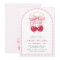 Arch Cherry On Top Bridal Shower Invitation
