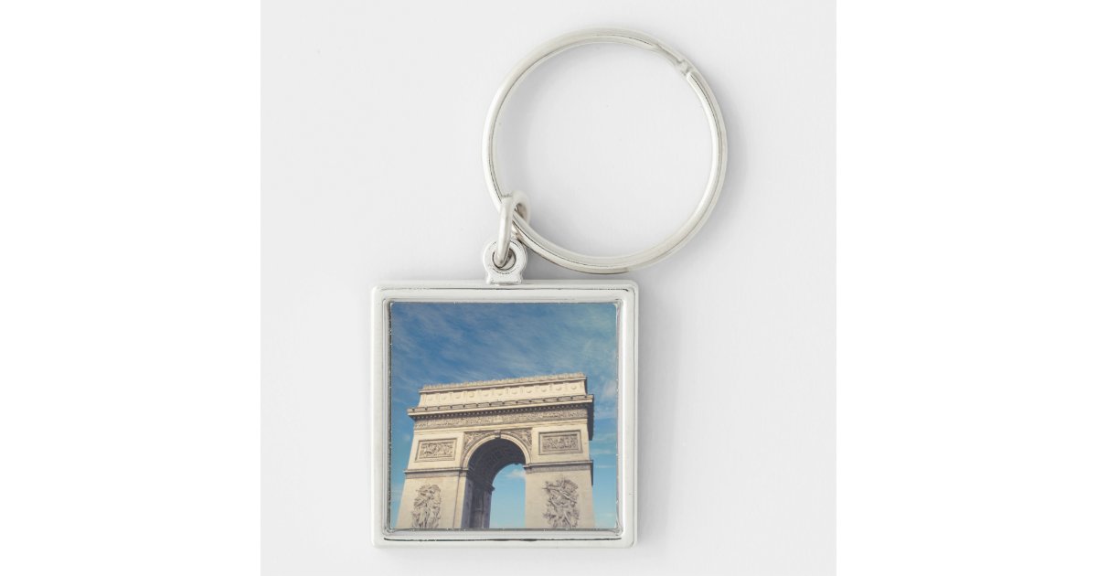 Arch de Triumph Postcard Keychain | Zazzle