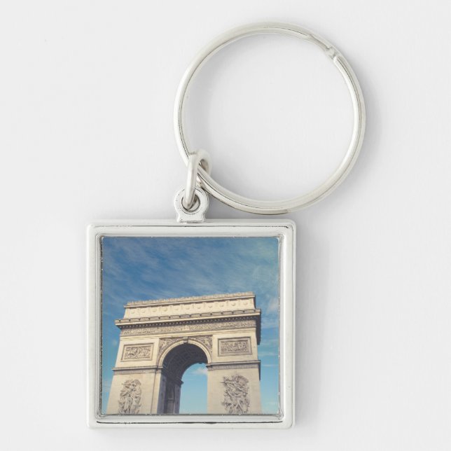 Arch de Triumph Postcard Keychain (Front)