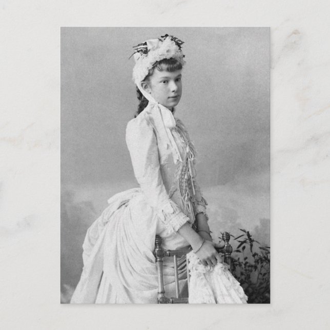 Arch Duchess Marie-Valerie Habsburg, daughter Sisi Postcard (Front)