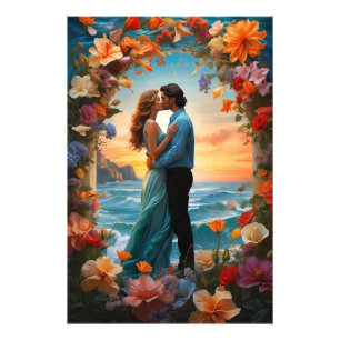 *~* Arch Fantasy Romantic AP51 Ocean Waves Photo Print