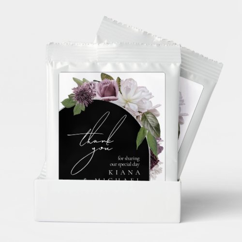 Arch Floral Photo Thank You MauveBlack ID967 Margarita Drink Mix