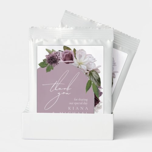 Arch Floral Photo Thank You MauveWhite ID967 Margarita Drink Mix