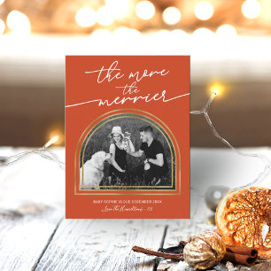 Arch Frame Christmas Pregnancy Announcement