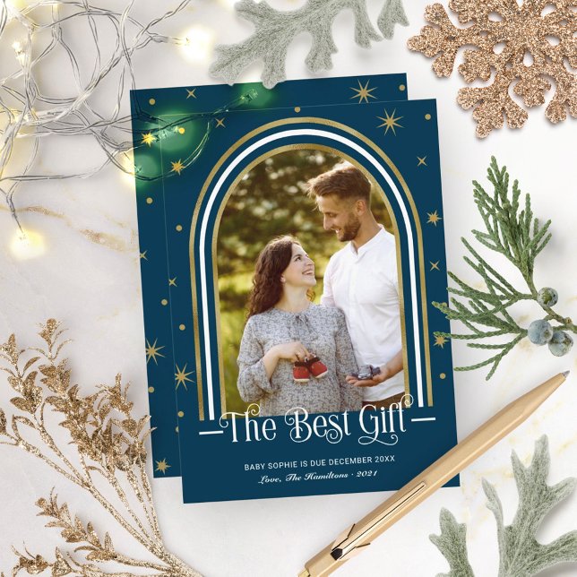  Arch Frame Christmas Pregnancy Announcement (Creator Uploaded)