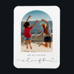 Arch frame will you be my matron of honor magnet<br><div class="desc">Minimalist and modern will you be my matron of honor proposal magnet. For more advanced customization of this design,  e.g. changing layout,  font or text size please click the "CUSTOMIZE" button above. Please contact me for any questions!</div>