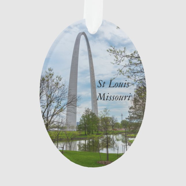 Arch From The Park Ornament (Back)