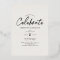 Arch Graduation Announcement  Rose Foil Invitation