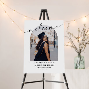 Arch Graduation Welcome Sign, Graduation Yard Sign