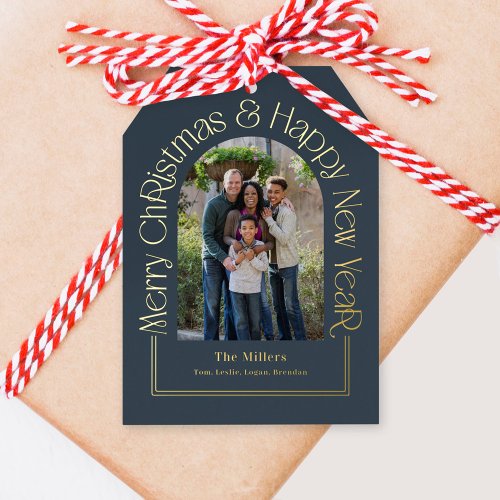 Arch Greeting REAL FOIL Christmas Holiday Card