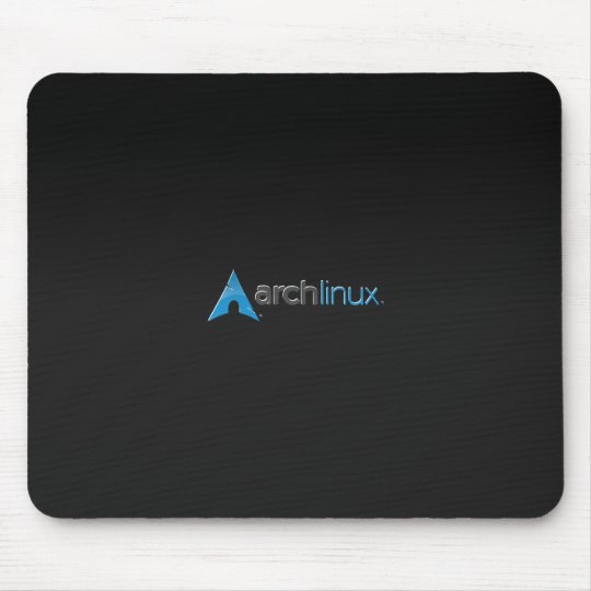 Arch Linux black Mouse Pad
