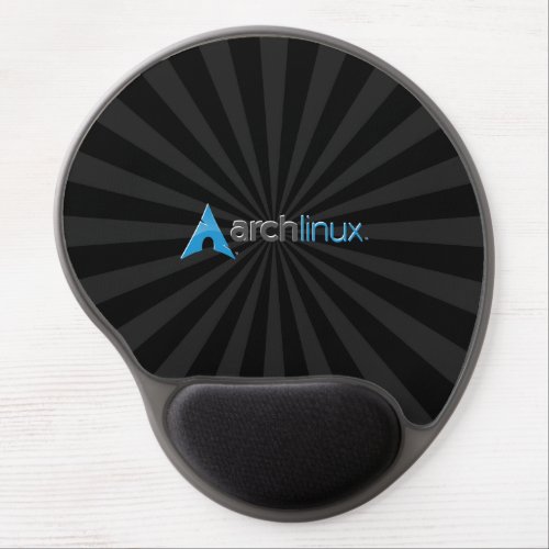 Arch Linux Black StarBurst Gel Mouse Pad