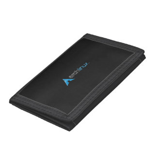 Arch Linux cool Black Tri-fold Wallet