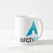 Arch Linux Logo Coffee Mug (Front Right)