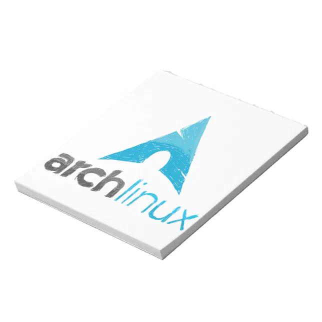 Arch Linux Logo Notepad | Zazzle