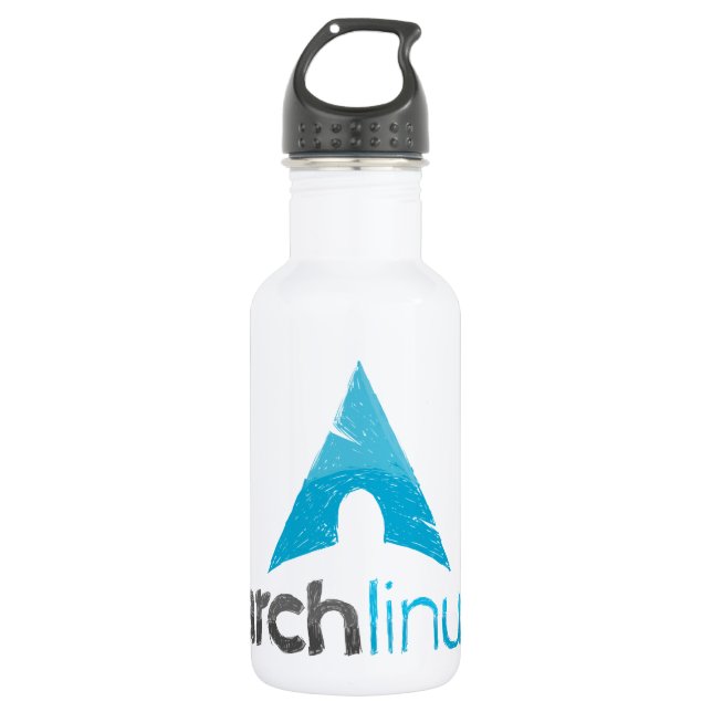Arch Linux Logo Water Bottle (Front)