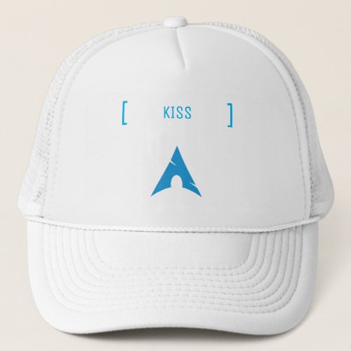Arch Linux Team   KISS  Trucker Hat